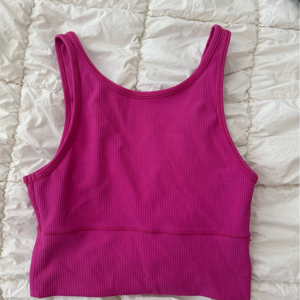 Lululemon ribbed tank power pivot tank